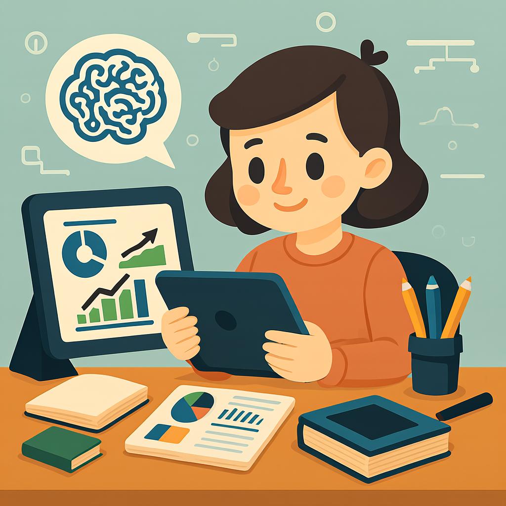 Personalized AI Tutor Illustration